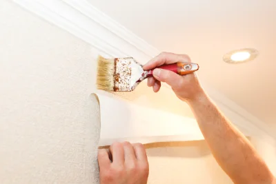 Pose de papier peint à Chavoy — revêtements muraux et toiles de verre